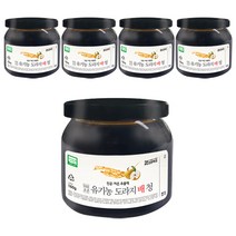 조은약초 유기농 도라지 배 청, 160g, 5개