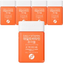 바이탈뷰티 데일리 비타민 츄어블 48g 30일분, 60정, 5개