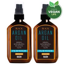 라온 블랙 아르간 헤어오일, 100ml, 2개입