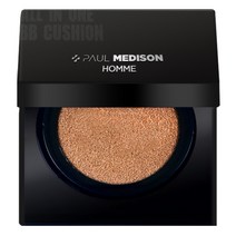 폴메디슨 옴므 올인원 톤업 저자극 퍼펙트 커버 휴대용 비비쿠션 SPF50+ PA+++ 13g, 블랙, 1개