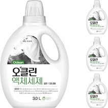 무궁화 오클린 액체세제, 3L, 4개