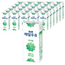 매일유업 저지방 1%, 200ml, 96개