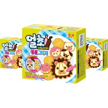 해태제과 얼초 동물 그리기 과자 52g 랜덤발송, 단품, 3개