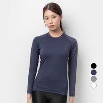 캐럿 여성용 긴팔 기능성 티셔츠