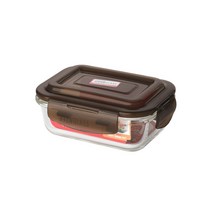 수퍼오븐글라스 직사각 유리용기, 직사각 1040ml, 1개입