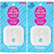 에어후레쉬 데옥스 화장실용 비치형 방향제 깨끗한 비누향 2p, 12ml, 2개, 파우더/비누향