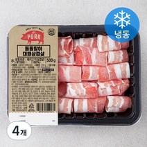 돌돌말이 대패 삼겹살 (냉동), 500g, 4개