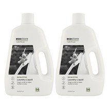 에코스토어 패밀리 세탁세제 본품 유칼립투스향, 2L, 2개
