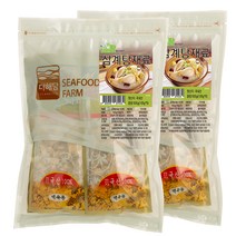 맑은물보배땅 삼계탕재료 다시팩, 500g, 2팩