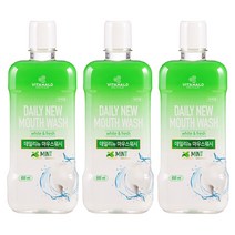 비타할로 데일리뉴 마우스워시 민트, 800ml, 3개입