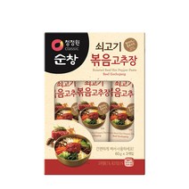 청정원순창 쇠고기볶음고추장, 60g, 3개