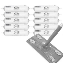 청소앤 밀대 + 청소용 물걸레포 30매 x 10p 세트, 1세트
