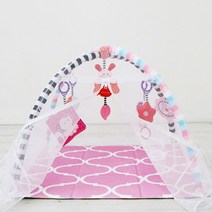 뒹굴러 베이비 짐매트, PINK OCEAN