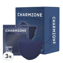 참존 톤업핏 마스크 댄디업 중형, 25개입, 3개, 댄디업 네이비