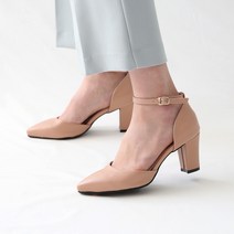 단골언니 여성용 메리제인 펌프스 힐즈 7cm PU