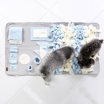 딩동펫 애견용 노즈워크 마약담요 대형, 그레이