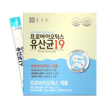 종근당 프로바이오틱스 유산균 19, 2g, 60개입
