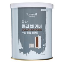 탐사 컬러 앤 커버 멀티 페인트 1L 방문가구용, 화이트