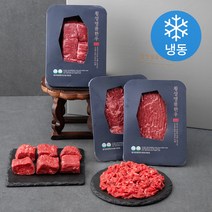횡성한우 1등급 정육세트 (냉동), 1세트