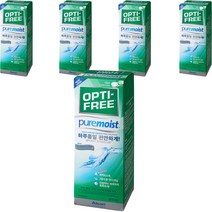 옵티프리 퓨어 모이스트 소프트렌즈 세정액, 300ml, 5개