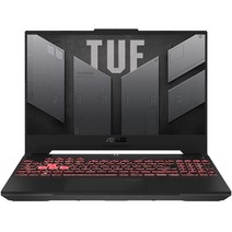 에이수스 2022 TUF GAMING 노트북 15.6, Mecha Gray, ASUS TUF Gaming A15 FA507RC-HN025, 라이젠7 5세대, 512GB, 8GB, Free DOS