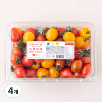 애드스윗 스테비아 컬러방울 토마토, 1kg, 4개