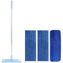 월드크린 샤인 초극세사 밀대세트 40cm + 두툼 극세사 패드 2p, 1세트