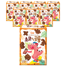 청우식품 초코먹은 공룡, 60g, 8개