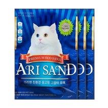 아리샌드 베이직 벤토나이트 고양이 모래, 6kg, 3개