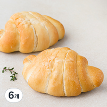 브로드카세 발효종 호떡 소금빵, 95g, 6개
