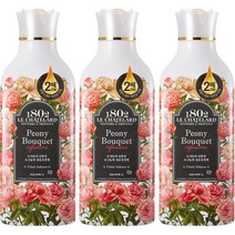 르샤트라1802 인퓨전 초고농축 섬유유연제 피오니부케향 본품, 1L, 3개