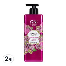 온더바디 스위트 러브 퍼퓸 바디워시, 500ml, 2개