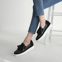 유컬리 테슬 통굽 슬립온