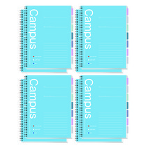 영아트 유선 스프링 노트10mm, 스카이(노트), 랜덤발송(인덱스), 1세트