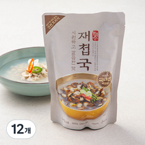 가마솥 재첩국, 500g, 12개