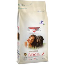 보나시보 어덜트 하이에너지 큰알갱이 강아지 건식 사료, 닭, 4kg, 1개