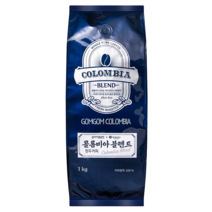 곰곰 콜롬비아 블렌드, 홀빈(분쇄안함), 1000g, 1개