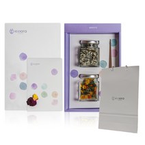 리로라 꽃차 선물세트 + 쇼핑백, 메리골드 10g + 아카시아 7g, 1세트