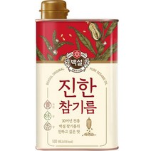 백설 진한 참기름, 500ml, 1개