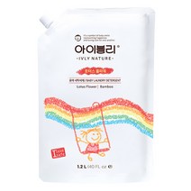 아이블리네이쳐 대나무 성분 유아세제 로터스 플라워향 1.2L, 1개