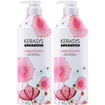 케라시스 퍼퓸 린스 러블리 로맨틱향, 2개, 980ml
