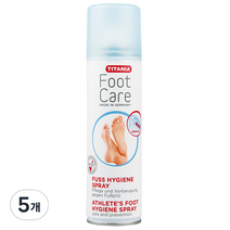 티타니아 파우더 풋스프레이, 200ml, 5개
