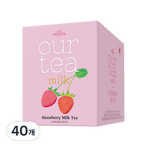 아워티 스트로베리 밀크티, 21.5g, 40개
