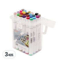동아 터치릿 디자인 마카, 24색, 3세트