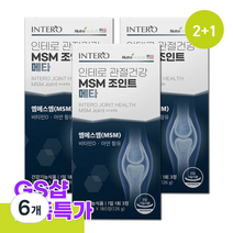 인테로 관절건강 MSM 조인트 메타 126g, 6개