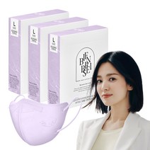 비앙브리제 프리미엄 에어슬림 마스크 대형 KF94, 10개입, 3개, 블루밍 퍼플