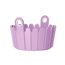 엠사 원형화분커버 소, 연보라