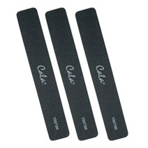 CALA 7 점보 블랙 네일 파일 그릿100/180, 혼합 색상, 3개