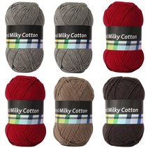 밀키코튼 빈티지로즈블랭킷DIY, K디자인 (진빨강, 밀크코코아, 연밤, 메란지브라운), 1개