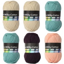 밀키코튼 빈티지로즈블랭킷DIY, E디자인 (진아이보리, 파스텔민트, 살구, 가지보라), 1개